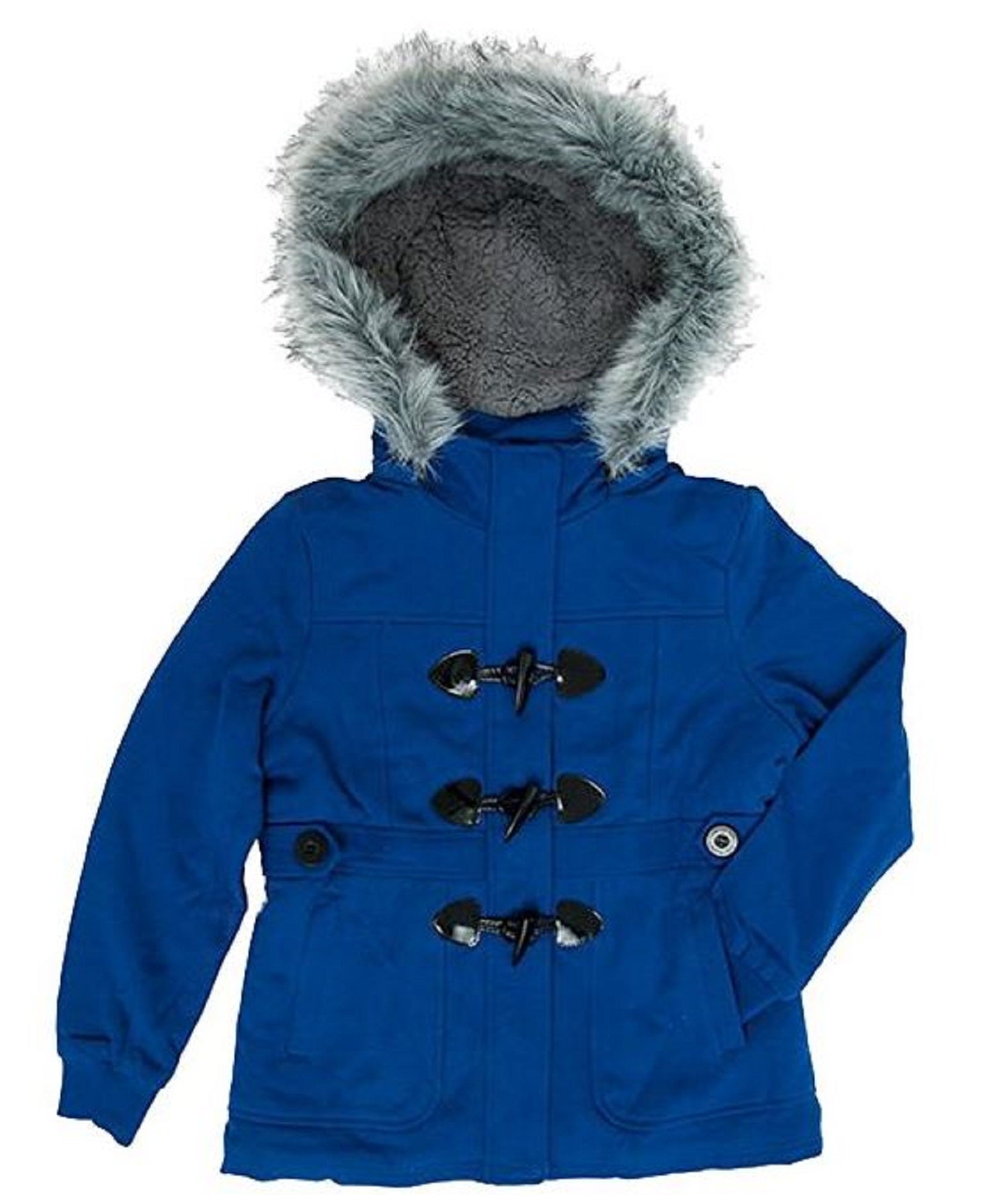 Limited Too Girls' Knit Fleece Peacoat Jacket