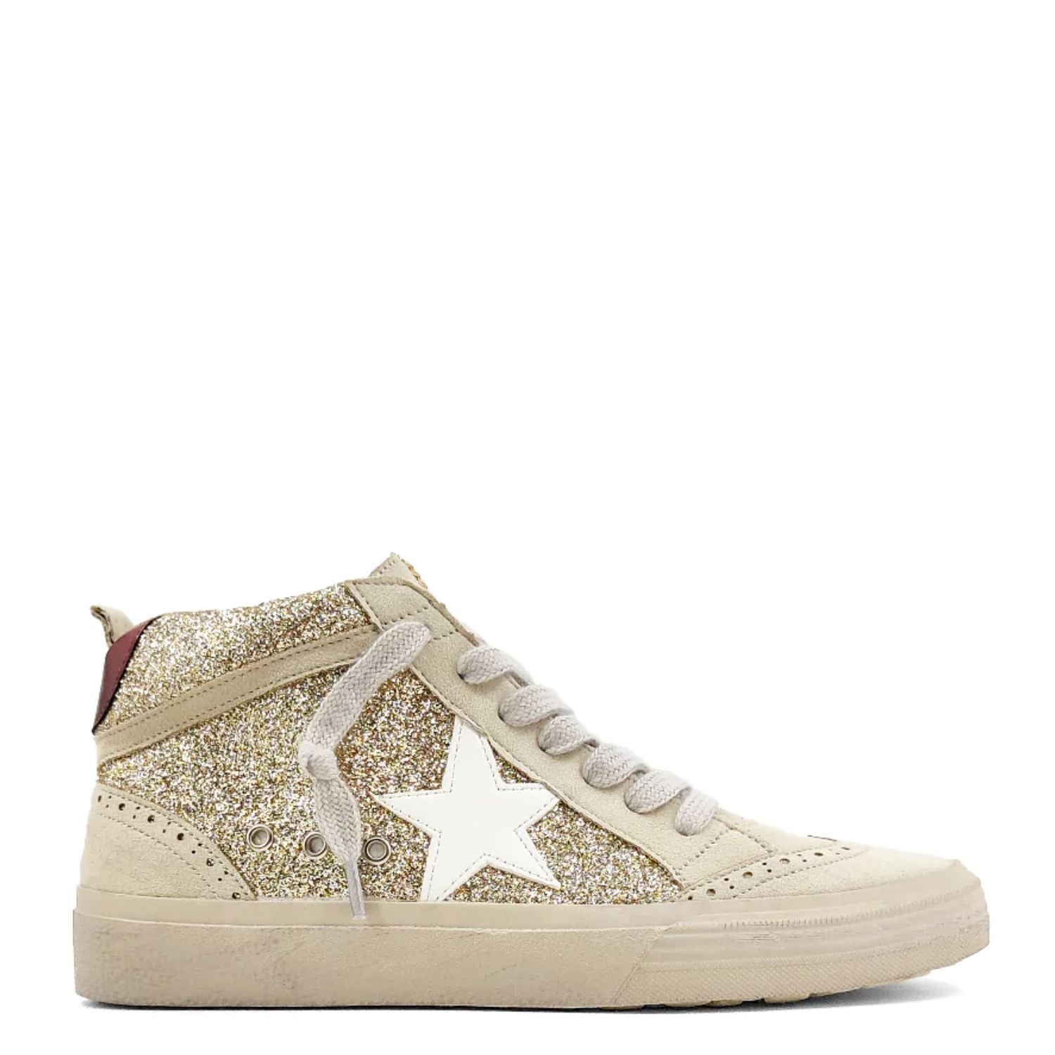 Shu Shop Womens Paulina Basketball Inspired High Top Fashion Sneaker