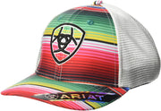 Ariat Womens Serape With Embroidery Logo Ball Cap (Multicolor / White, One Size)