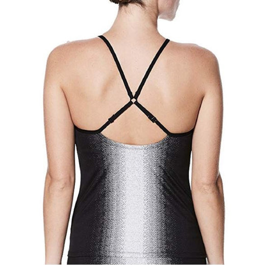 Nike Women's Fade Sting Adjustable Highneck Swim Tankini