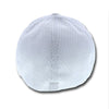 Hooey Unisex Golf Embroidered Flexfit Fitted Baseball Cap Hat, White