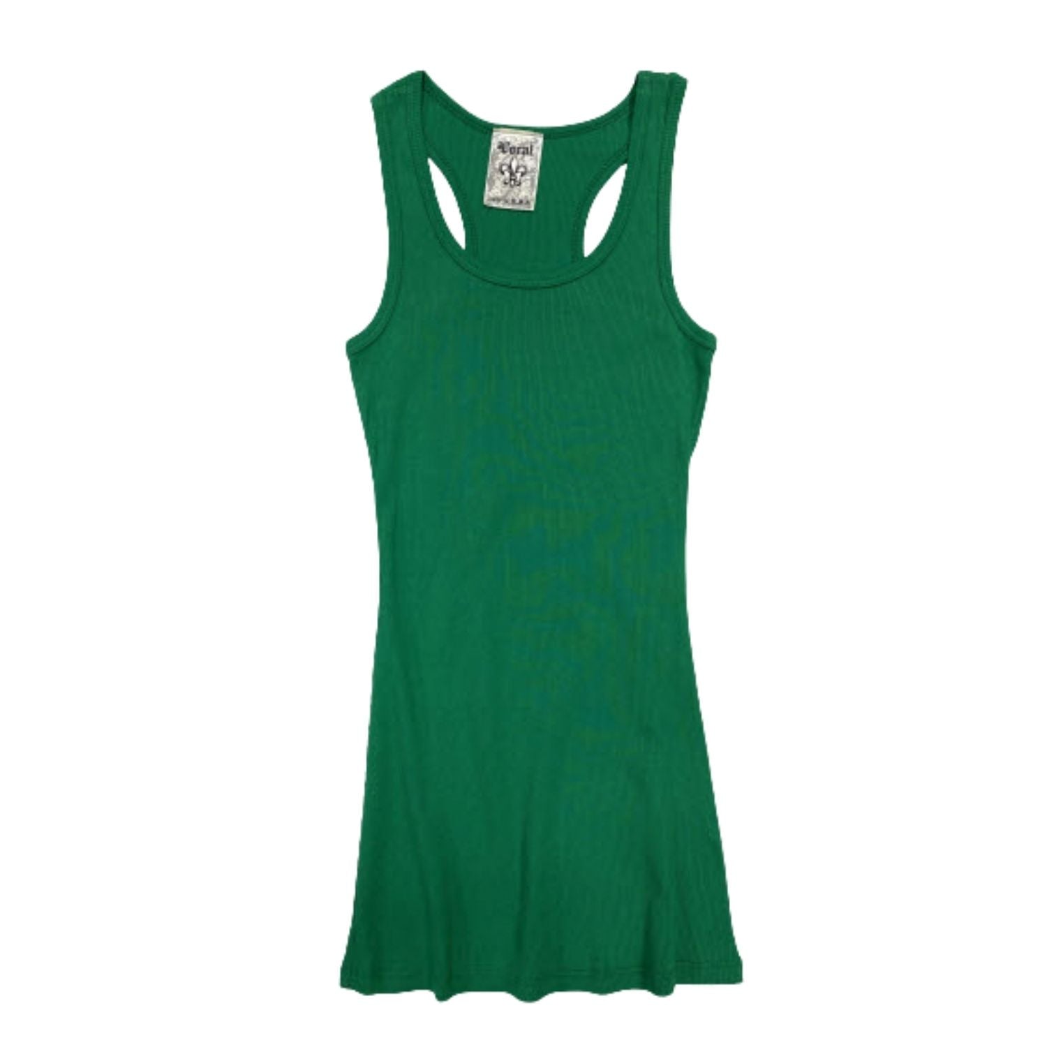 Vocal Womens Basic Sleeveless Racer Back Ribbed Knit Tank Top