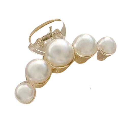 Generic Pearl Embellished Hair Claw Clip