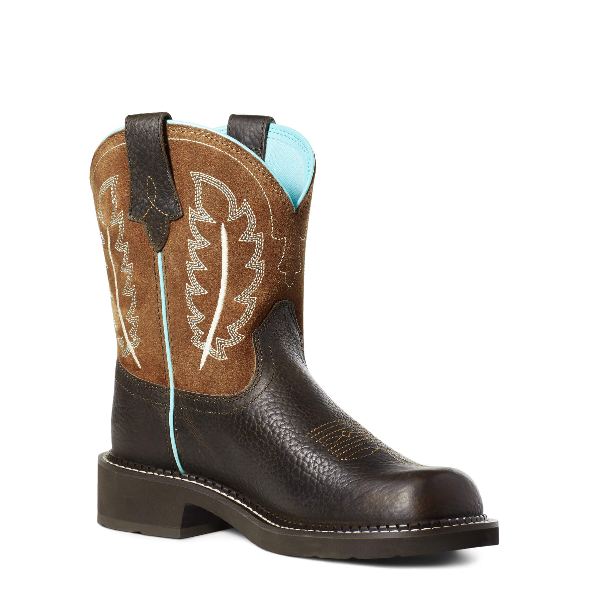 Ariat Womens Fatbaby Heritage Feather II Western Boot