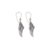 Myra Bag Ving Silver Angel Wings Earrings