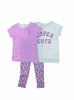 Carters Baby Girl's 3 Piece Set-2 Shirts, 1 Pant