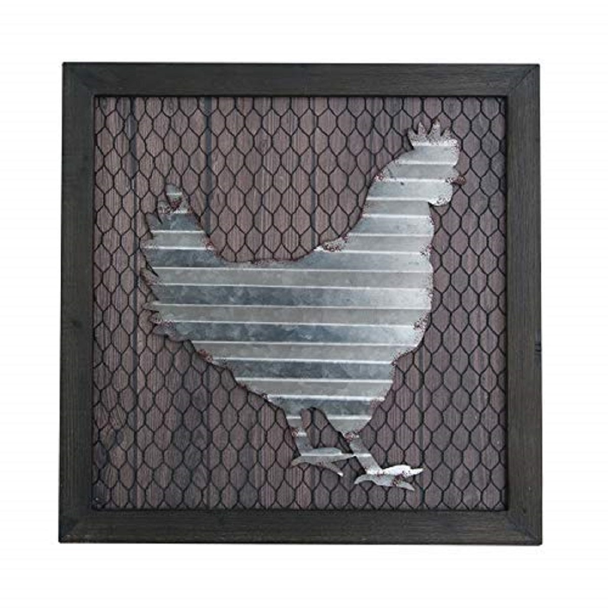 Chicken Wire Rooster Wall Art
