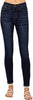 Judy Blue High Waist Dark Wash Hand Sand Skinny Jeans