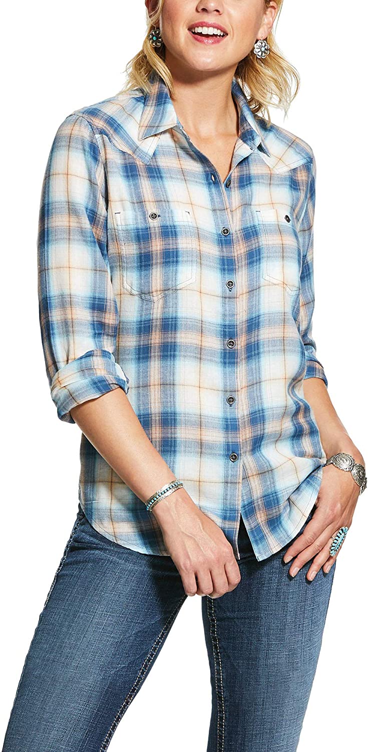 Ariat Womens Real Billie Jean Long Sleeve Button Up Shirt