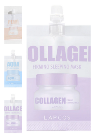 LAPCOS Rejuvenating Sheet Mask Facial Moisturizing & Restorative Skincare 5 Pack