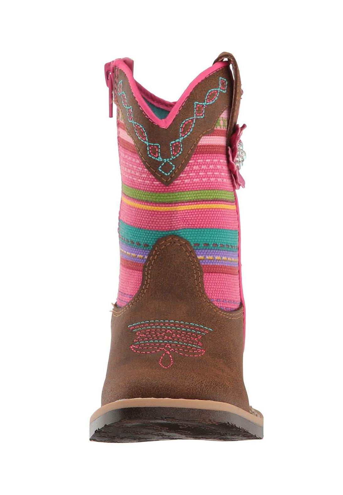 Twister Camilla Toddler Girls Western Cowgirl Square Toe Boots