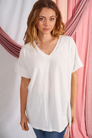 White Birch Womens Short Sleeve Solid Knit Top