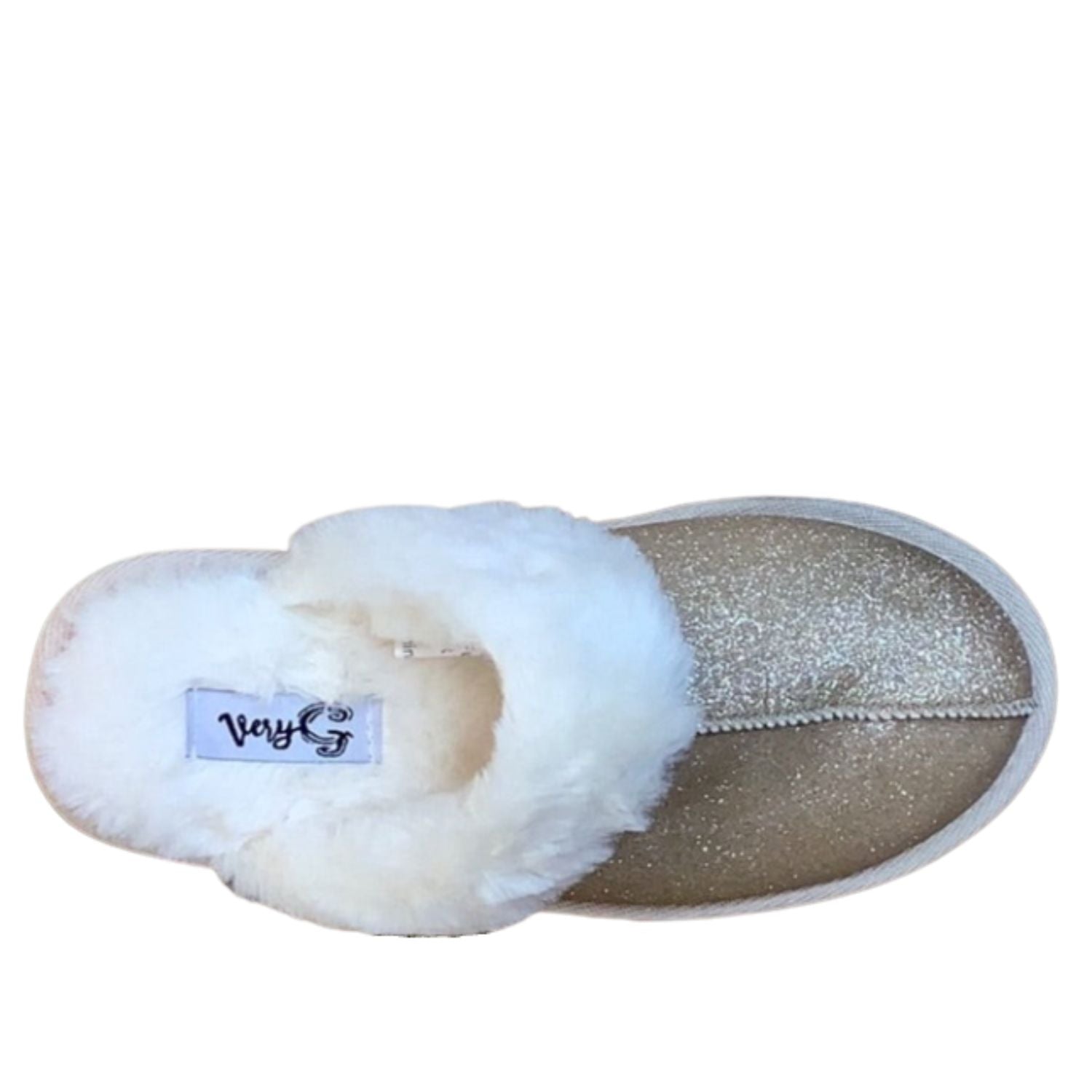 Very G Womens Deidra Sherpa Lined Slip On Shoe