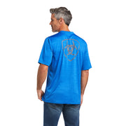 Ariat Mens Charger Shield Polyester Jersey Tee Shirt