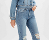 Judy Blue Womens Rhinestone Embellished High Waisted Slim Fit Jeans