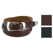 Danbury Golf Collection Mens Golf Club Conchos Top Grain Leather Belt
