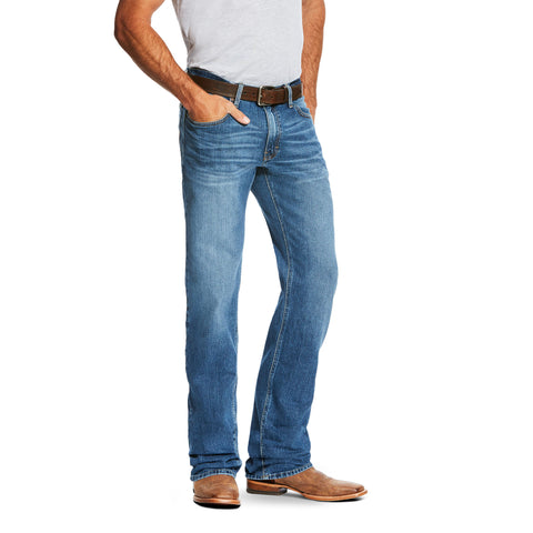 Ariat Mens M5 Straight Fit Straight Leg Ironside Denim Jeans