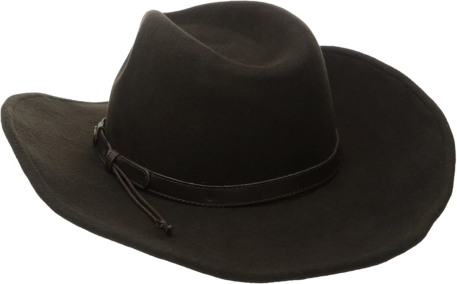 Twister Mens Dakota Crushable Wool Wide Brim Cowboy Hat