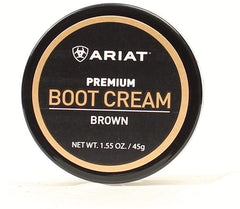 Ariat Unisex Premium Boot Cream Glass Jar,1.55oz