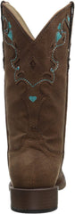 Roper Girls Toddler Hearts Square Toe Cowgirl Boots