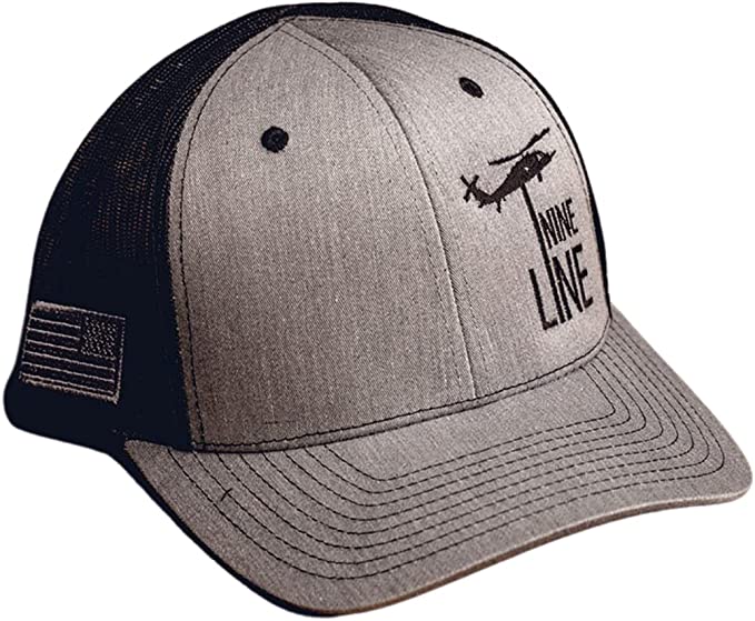 Nine Line Mens Snapback Mesh Dropline Hat