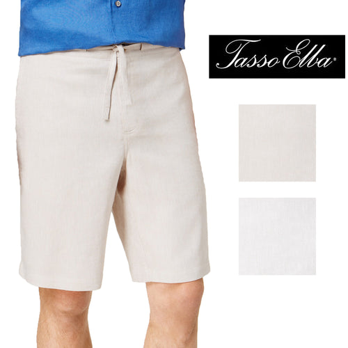 Tasso Elba Men's Linen Drawstring Shorts