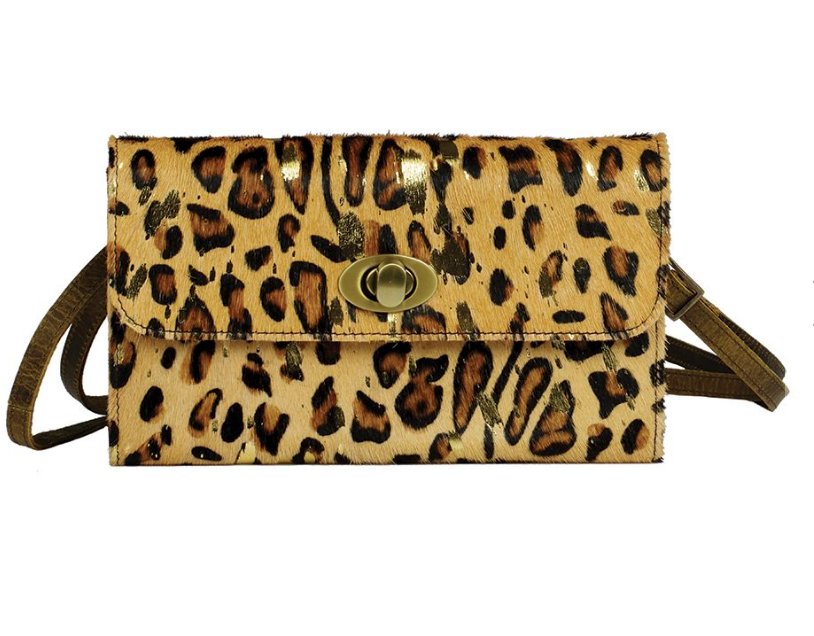 Myra Bag Golden Snowflake Crossbody Wallet