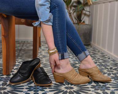 Corkys Boutique Womens Streaming Slip On Mule Bootie