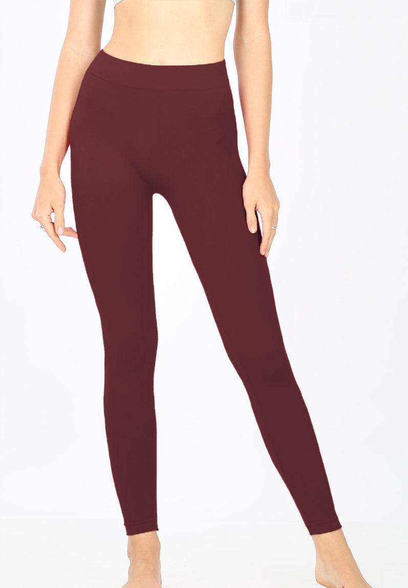 Zenana Womens Classic Seamless Leggings