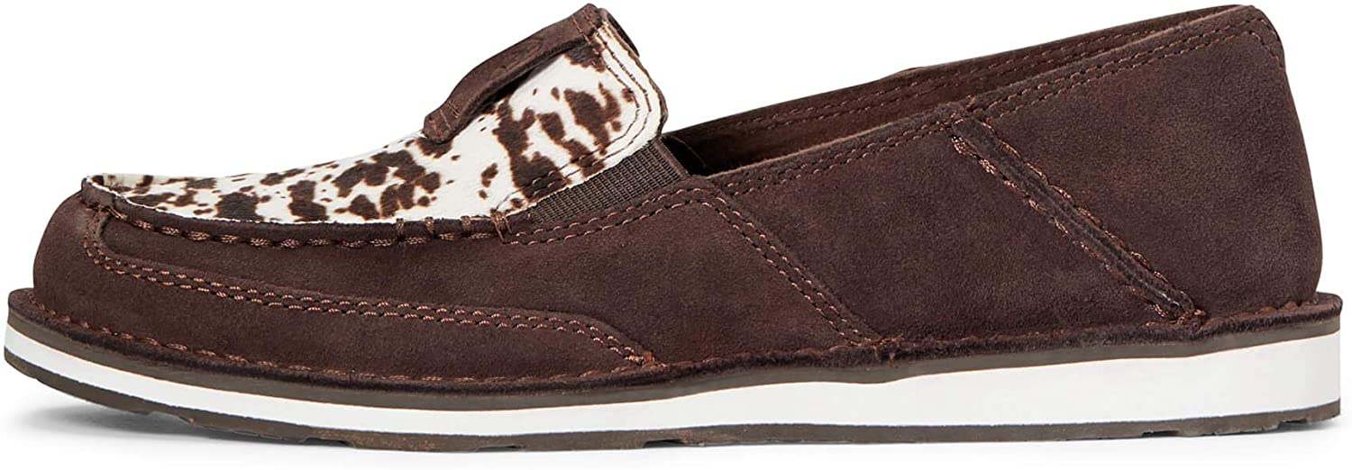 Ariat Womens Cruiser Leather Hair-On Slip-On Shoe