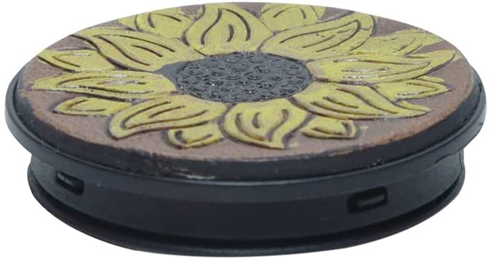 Myra Bag Tournesoi Sunflower Leather Phone Holder Stand