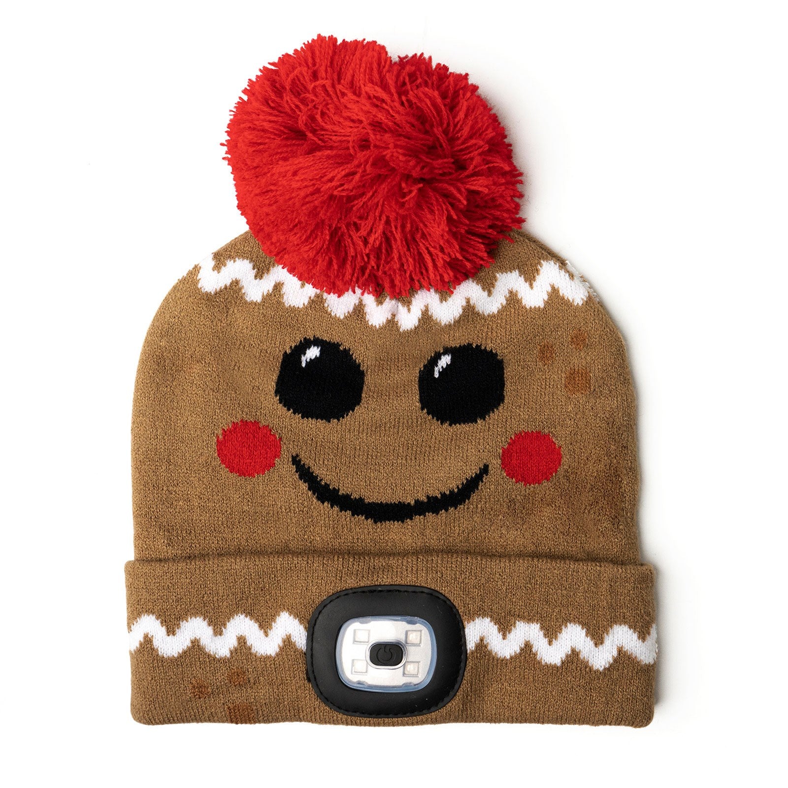 Night Scope Holiday Night Owl Kids Rechargeable LED Pom Hat