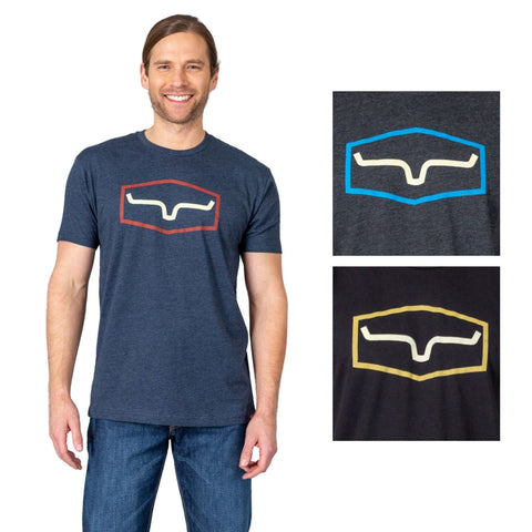 Kimes Ranch Men's Charcoal Replay Graphic T-Shirt