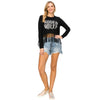 Vocal Apparel Womens Long Sleeve Fringe Hem Rodeo Queen Top