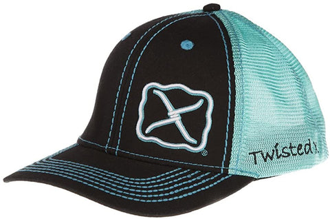 Twisted X Mens Adjustable Snapback Cap Hat (Camo/Safety Yellow)
