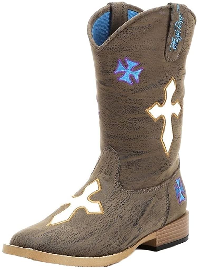 Blazin Roxx Girls Toddler Sierra Cowgirl Square Toe Boot