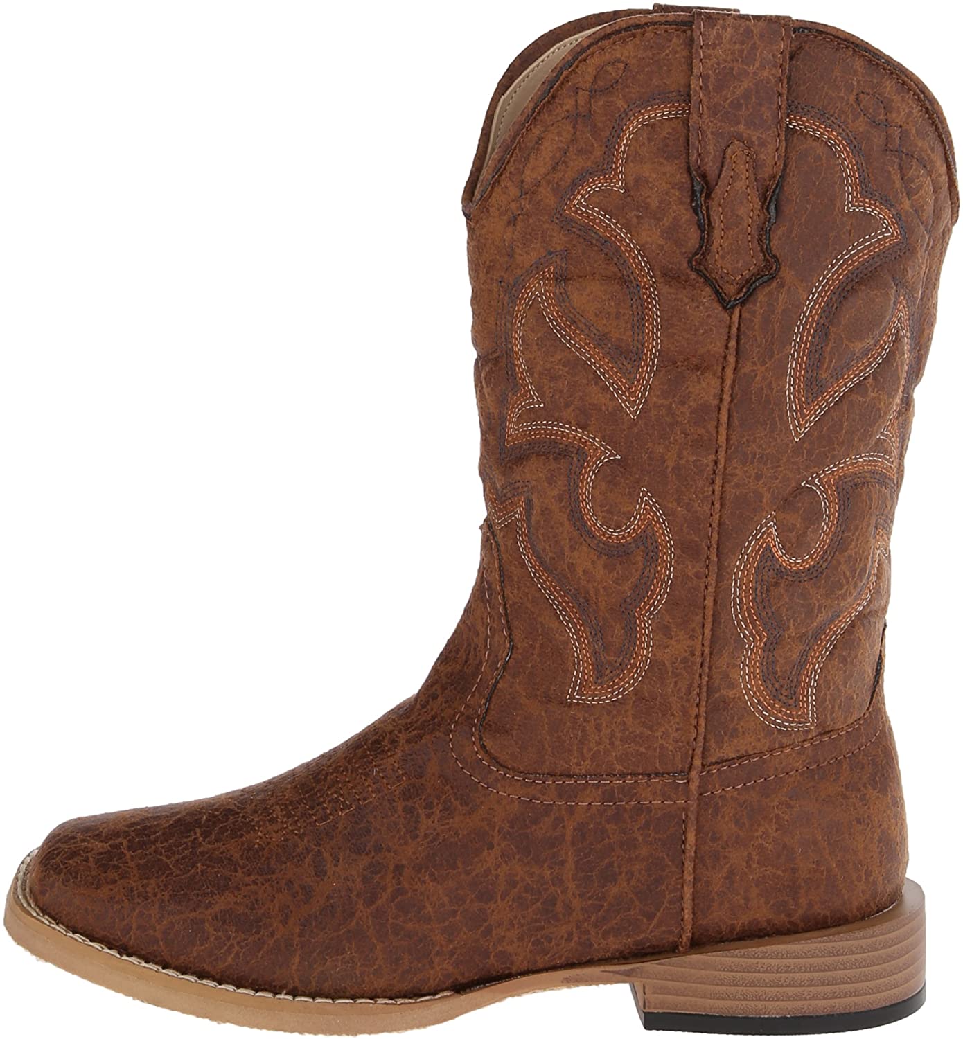 Roper Mens Scout Faux Leather Square Toe Basic Boot