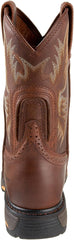Ariat Men's Workhog Western Pull-On Leather Work Boot, Dark Copper