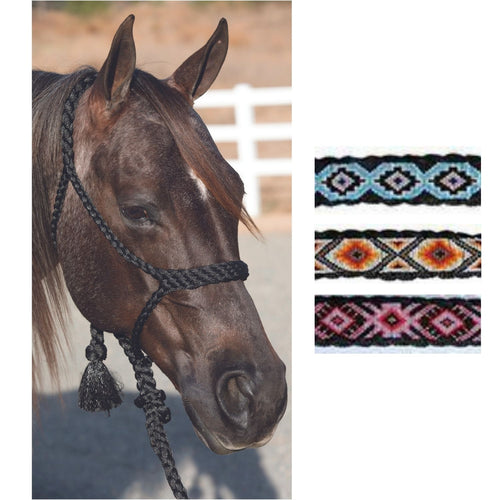 Professional's Choice Cowboy Braided Halter with 10 Foot Lead