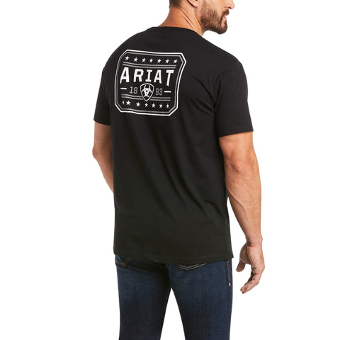 Ariat Mens Flexfit Logo Patch Mesh Adjustable Snapback Cap Hat (Aztec/White)