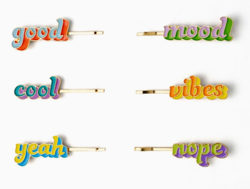 Olivia Moss Message Received Hair Pins, Assorted