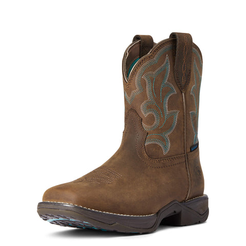 Ariat Womens Fatbaby Heritage Feather II Western Boot