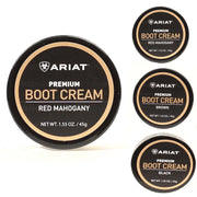 Ariat Unisex Premium Boot Cream Glass Jar,1.55oz