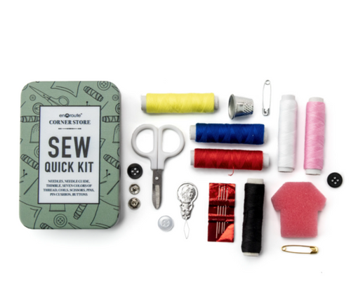 En Route Corner Store Sew Quick Kit 20 Piece Sew Kit with Tin