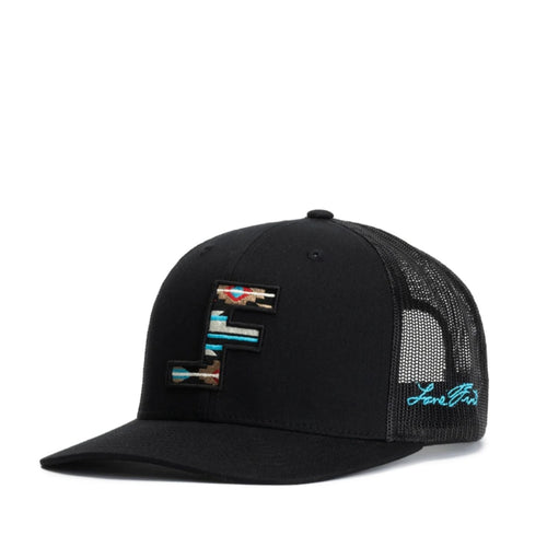 Lane Frost Aztec 3D Logo Adjustable Snap Back Baseball Cap, Black