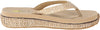 Volatile Womens Woven Raffia Palau Wedge Sandal