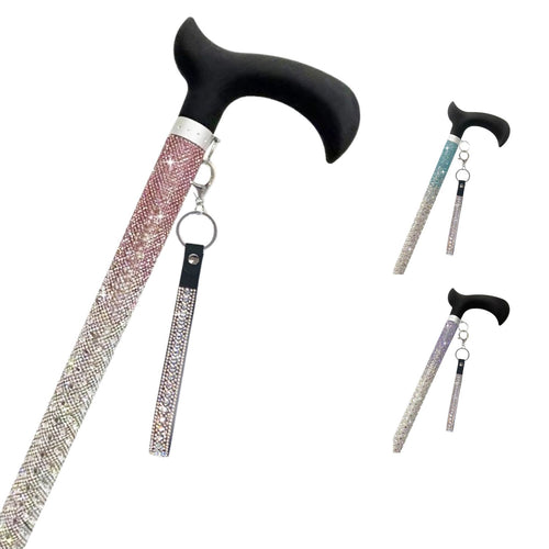 Jacqueline Kent Cupcake Collection Adjustable Aluminum Crystal Cane