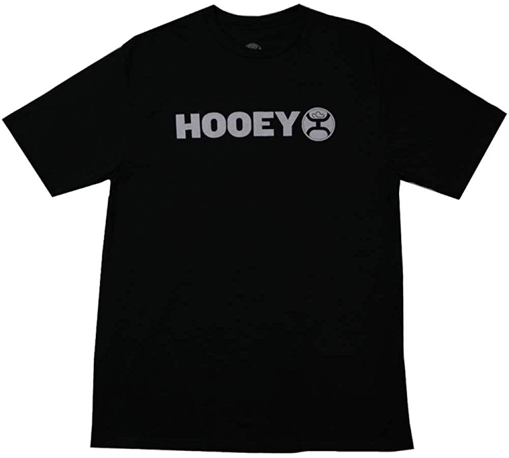 Hooey Mens Lock-up Short Sleeve Crew Neck Cotton Polyester Tee-Shirt