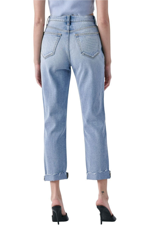 Cello Jeans womens High Rise Straight Fit Denim Jeans
