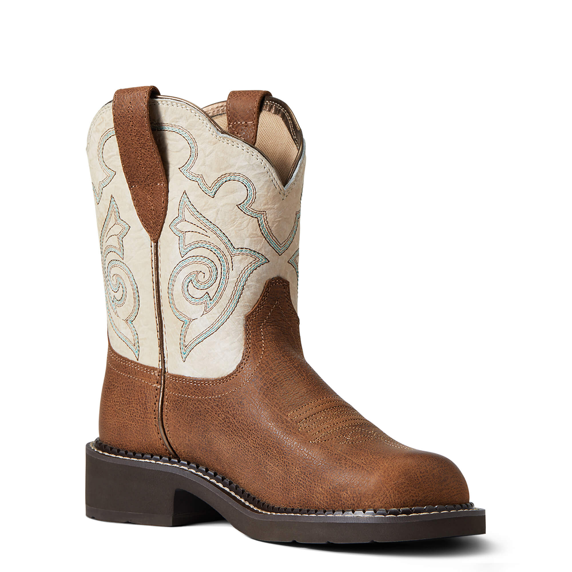 Ariat Womens Fatbaby Heritage Tess Leather Western Boot